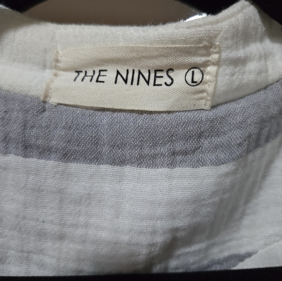 Striped Gray and White Jacket - Picture 3 of 4